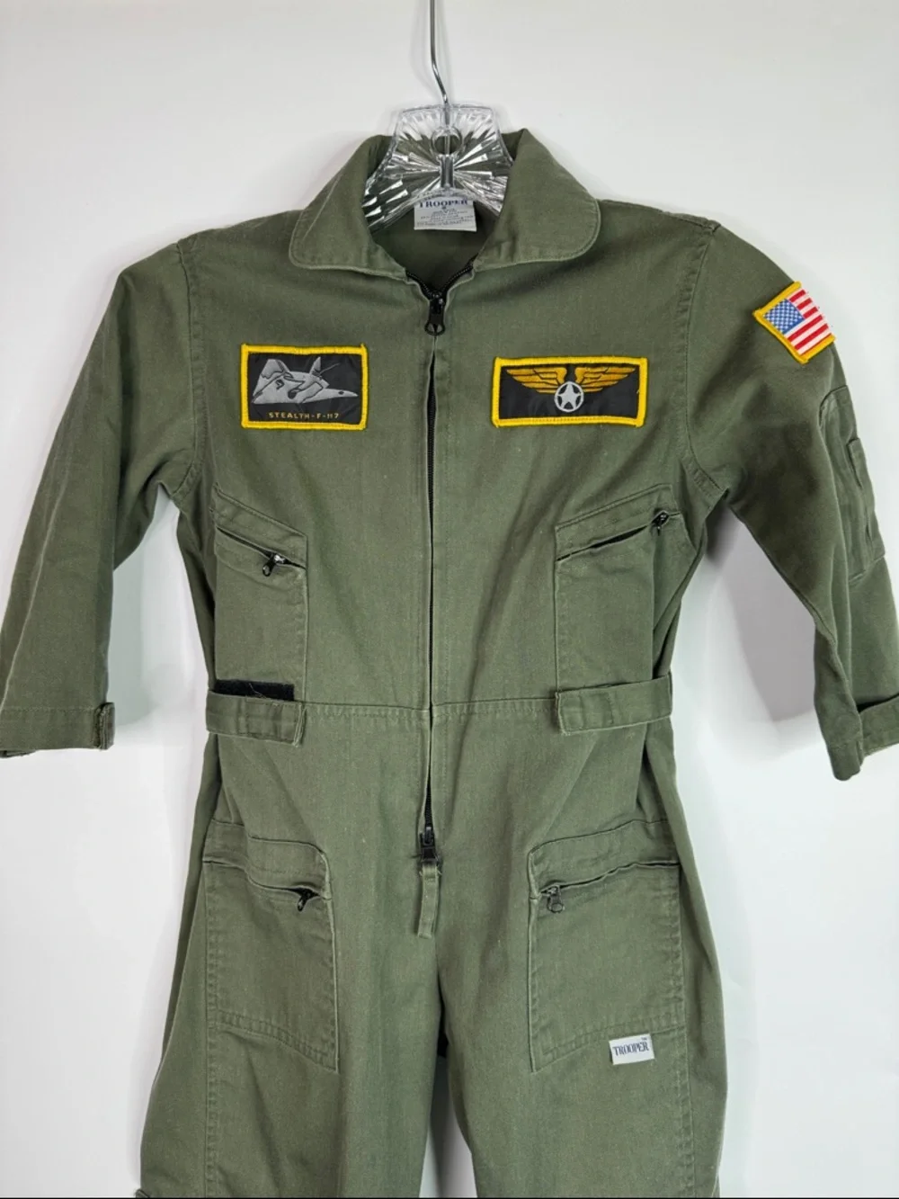 Trooper Green Flight Suit Size Small